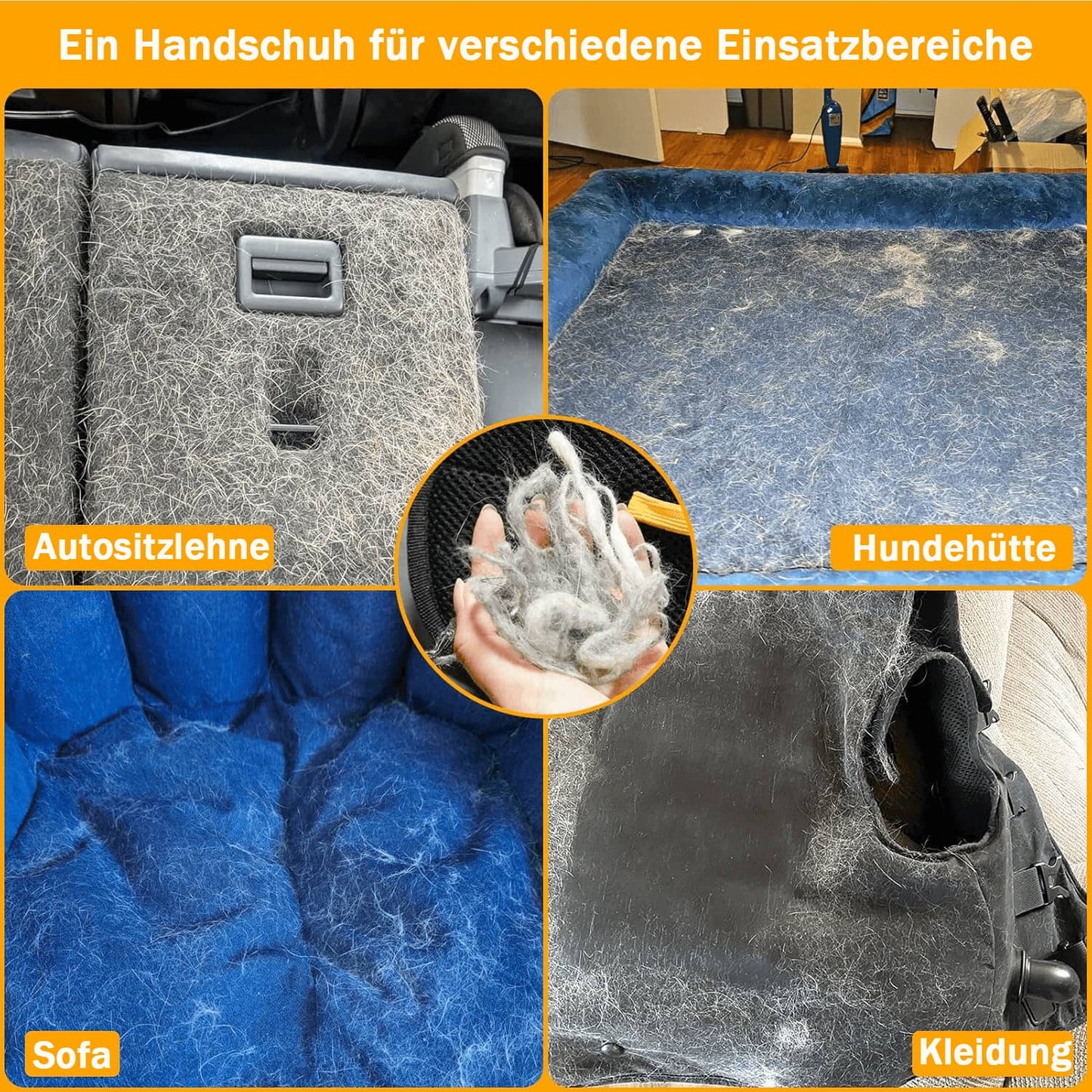 🔥Letzter Tag🐶🐱Antistatische Handschuhe zum Entfernen von Tierhaaren