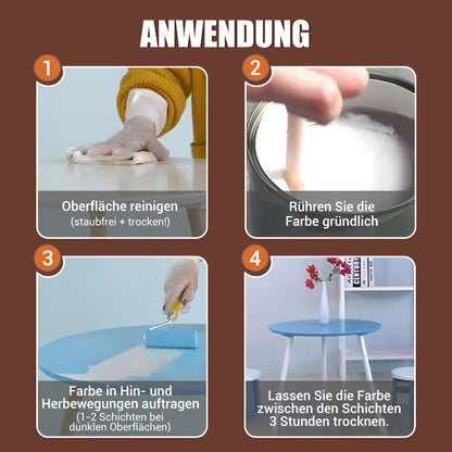 💥💥Umweltfreundliche, geruchsneutrale Holzmöbel-Reparatur- und Renovierungsfarbe auf Wasserbasis