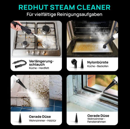 🚨🔥 Hand-Multiflächen-Dampfreiniger mit Druckboost – 12-teiliges Set für natürliche Reinigung! Perfekt für Haushalt & Hygiene, langlebig & nachhaltig. ⚡🌿