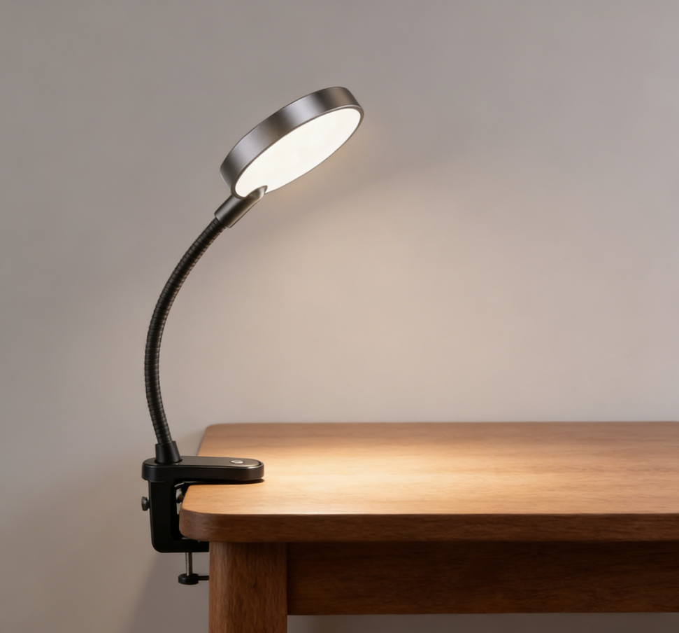 Kreatives Geschenk - Augenfreundliche, wiederaufladbare Mini-Klemm-Nachttischlampe