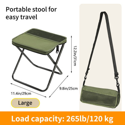 📢📢50 % Rabatt!!!✨ Ultraleichter Klapphocker – trägt bis zu 120 kg