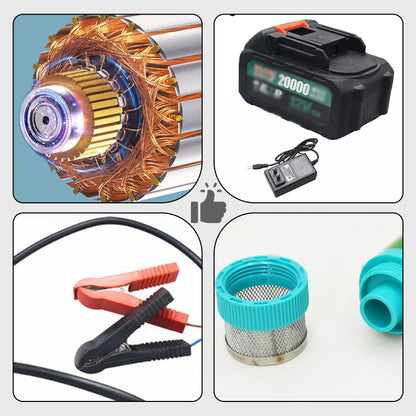 ⚡Lithium-Akku-Saugpumpe inkl. Schlauch-Set