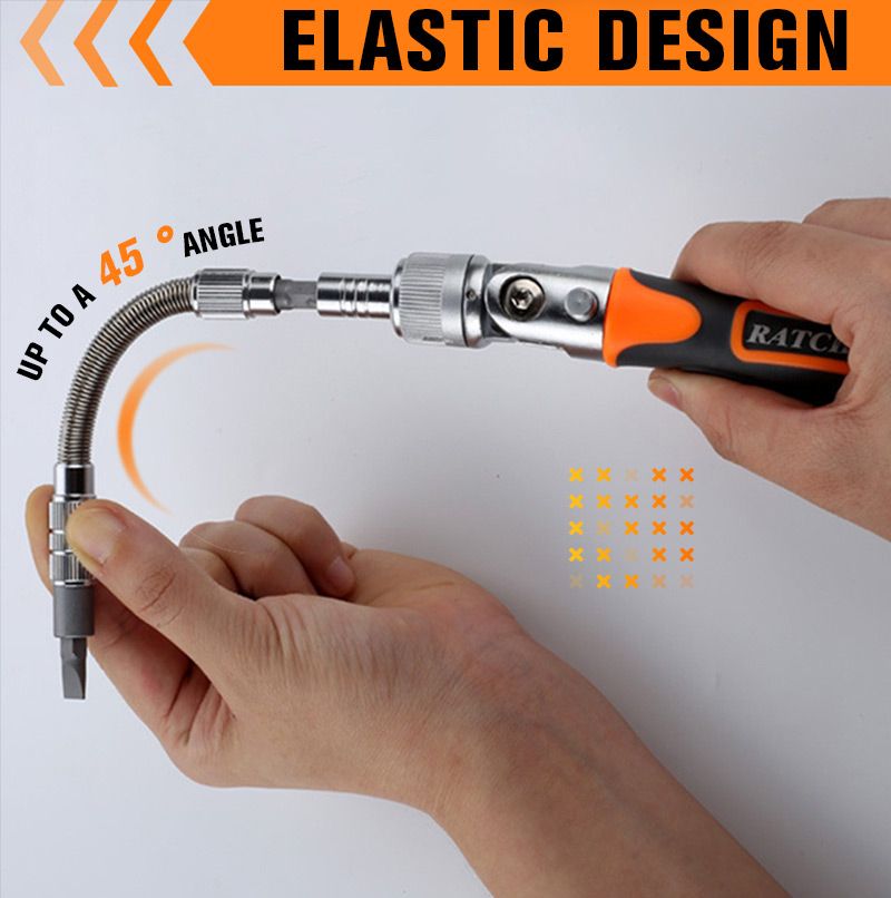 🔩 50 % RABATT ⚙️ Flexible Ratschenverlängerungsstange – Chrom-Vanadium, 3 Größen – Erreicht enge Ecken, Kugelverriegelung – ideal für Autoreparaturen oder Heimwerker 🛠️