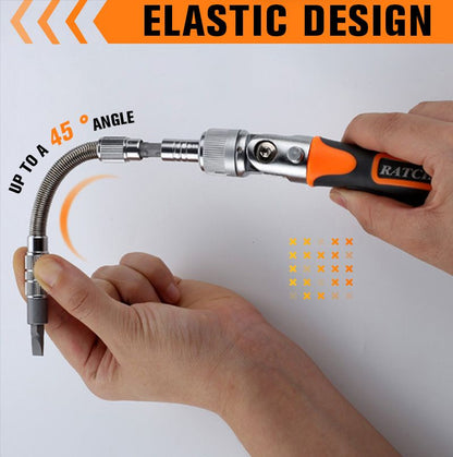 🔩 50 % RABATT ⚙️ Flexible Ratschenverlängerungsstange – Chrom-Vanadium, 3 Größen – Erreicht enge Ecken, Kugelverriegelung – ideal für Autoreparaturen oder Heimwerker 🛠️