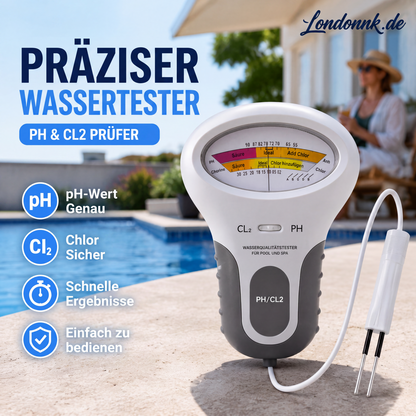 🔬🏊 50% RABATT! pH- & Chlormessgerät für Schwimmbäder – Präzise Messung von pH-Wert & Chlorgehalt – Einfach, schnell & zuverlässig 💧✨