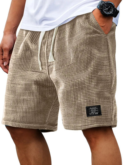 🩳 50% RABATT! 🌿 Atmungsaktive Waffel-Herren-Freizeitshorts – Leicht, elastischer Bund & lässiger Schnitt – Ideal für warme Tage, Freizeit oder einen entspannten Look – bequem & vielseitig ☀️✨