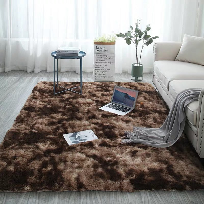 🌈 50 % RABATT! Flauschiger Farbverlauf-Teppich – Kuschelweich, rutschfest & waschbar für ein gemütliches Zuhause 🏡✨