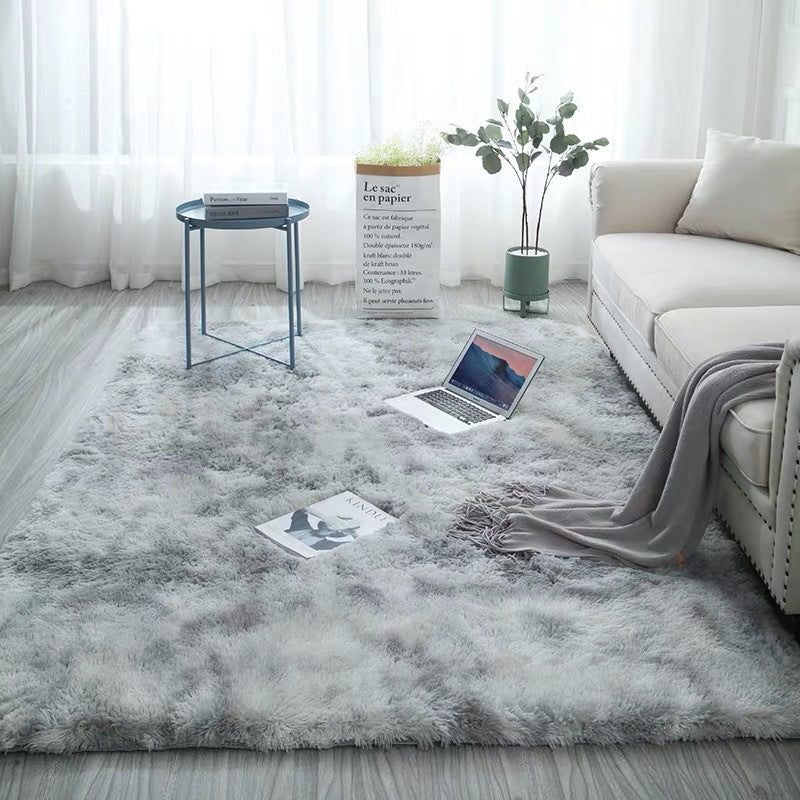 🌈 50 % RABATT! Flauschiger Farbverlauf-Teppich – Kuschelweich, rutschfest & waschbar für ein gemütliches Zuhause 🏡✨