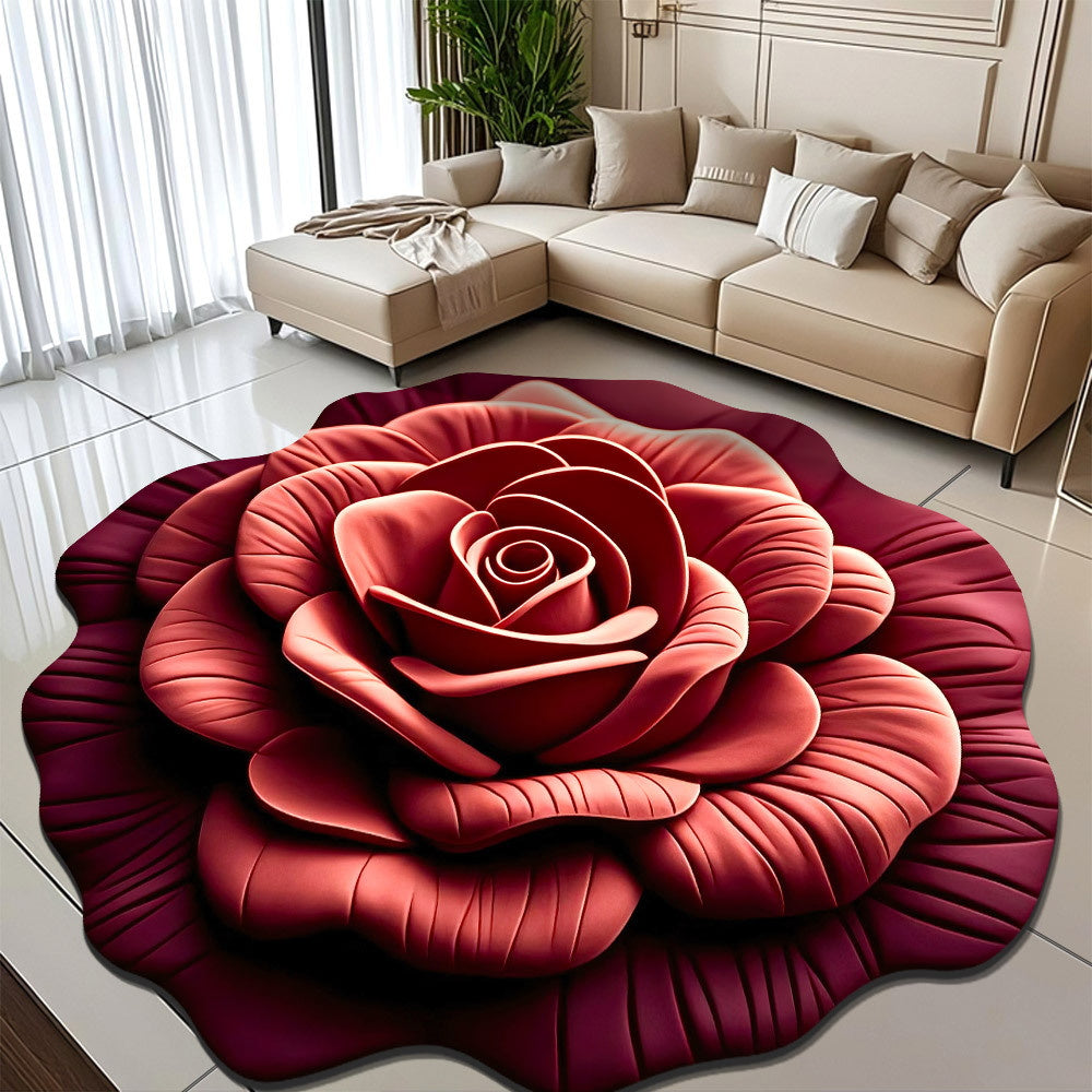 🔥2026 Neues Produkt 🌸 Floral Plüsch & Kieselgur Bodenmatte