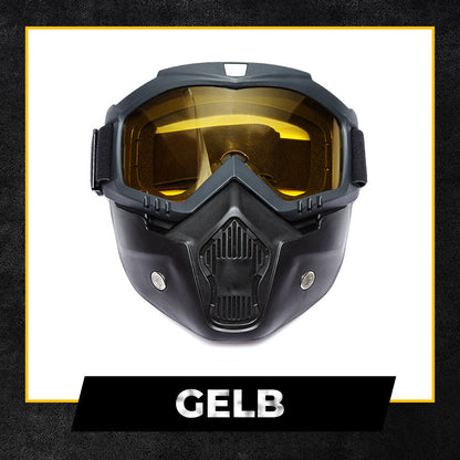 Abnehmbare HD-Schweißermaske mit Antibeschlagschutz (Blendschutz, Schutz vor UV-Strahlung, Schutz vor Staub)