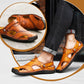 🏆Bis zu 50 % Rabatt!🔥Große Weiches Leder Männer Atmungsaktive Outdoor-Sandalen