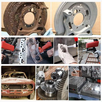 🛠️ Professionelle tragbare Sandstrahlpistole – Leicht, sicher & effektiv für Rostentfernung, Autoreinigung & DIY-Projekte | Inkl. 3 Düsen