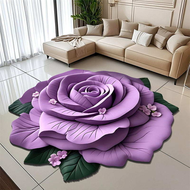 🔥2026 Neues Produkt 🌸 Floral Plüsch & Kieselgur Bodenmatte