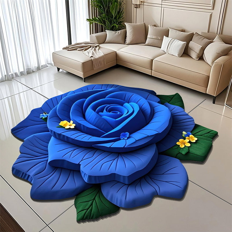 🔥2026 Neues Produkt 🌸 Floral Plüsch & Kieselgur Bodenmatte