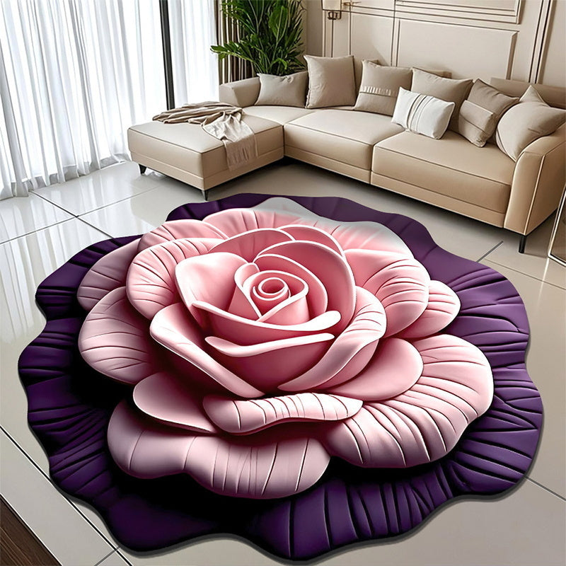 🔥2026 Neues Produkt 🌸 Floral Plüsch & Kieselgur Bodenmatte