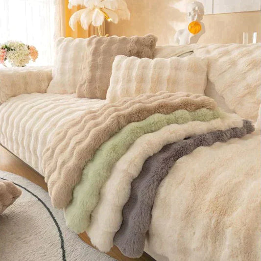 💖Black-Friday-Mega-Angebot – 50 % Rabatt!💖Sofaschoner aus verdicktem Kaninchenplüsch