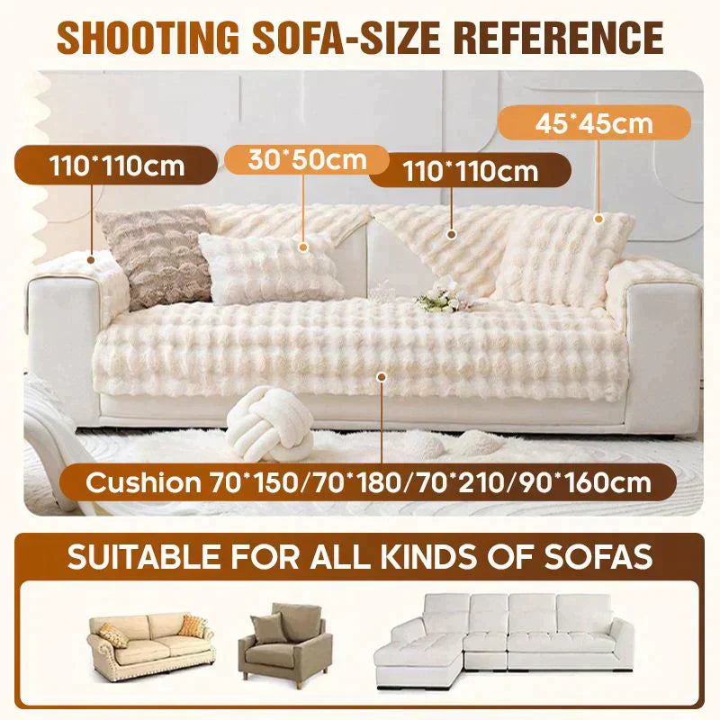 💖Black-Friday-Mega-Angebot – 50 % Rabatt!💖Sofaschoner aus verdicktem Kaninchenplüsch