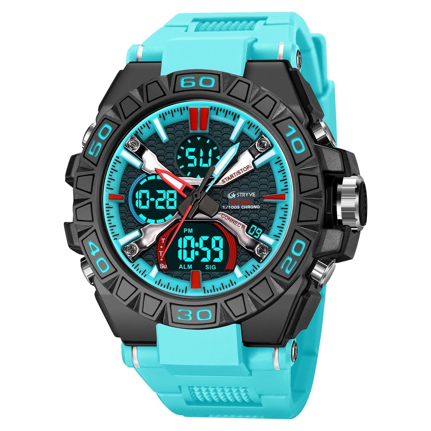 Multifunktionale wasserdichte LED-Digitaluhr