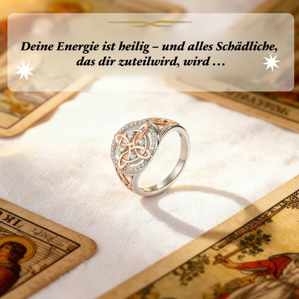 🔮💍Handgefertigter „Hexenknoten“-Ring – Ein symbolisches Schmuckstück für Deine Liebsten💞