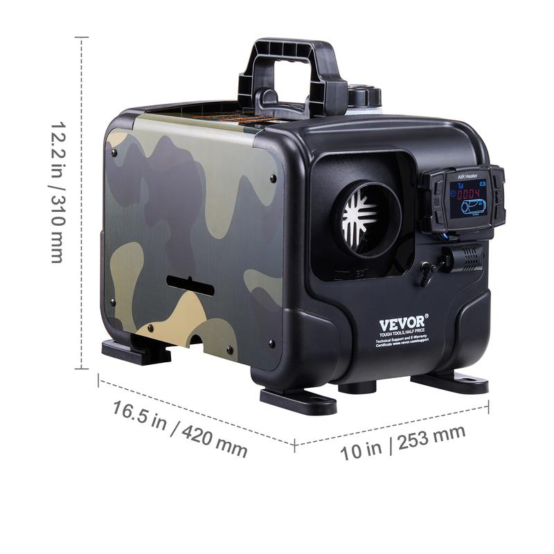 📢📢60 % RABATT!!⏰8-kW-Dieselheizung, 12 V/24 V All-in-One-Diesel-Luftheizung, Bluetooth-APP-Steuerung, Fernbedienung und Display, CO-Alarm, schnelle Beheizung