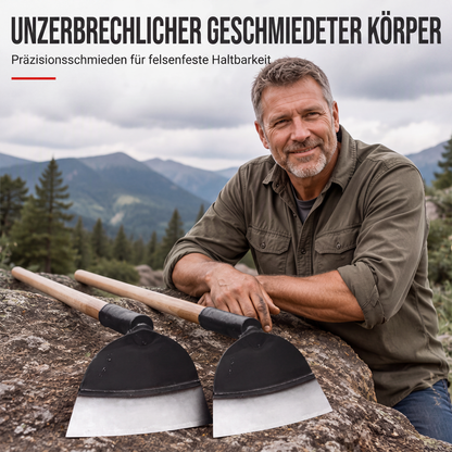 Robuster Stahl-Garten-Jätehackenkopf für Landwirtschaft und Gartenbau