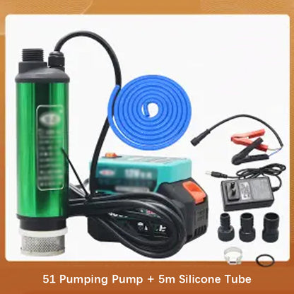 ⚡Lithium-Akku-Saugpumpe inkl. Schlauch-Set
