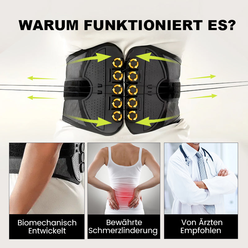 💖 50% RABATT! 🔥 Verstellbarer Lendenwirbelstützgürtel – Stütze & Entlastung ✨
