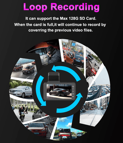 📹 Dual-Lens Dashcam mit 1080P HD & Nachtsicht – 170° Weitwinkel (Aktion: 48% sparen)