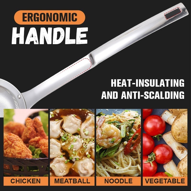 Edelstahl Öl-Schöpf- und Sieblöffel (50 % RABATT)