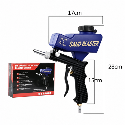 🛠️ Tragbare pneumatische Hand-Sandstrahlpistole