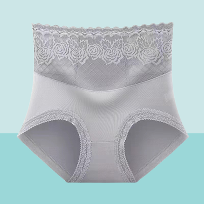 🎊Frühzeitiger Muttertagsverkauf- Kaufen Sie 2 und erhalten Sie 1 gratis🎊High-waist Spitzenhöschen mit Anti-Seitenleckage