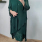 Modisches Chiffonkleid