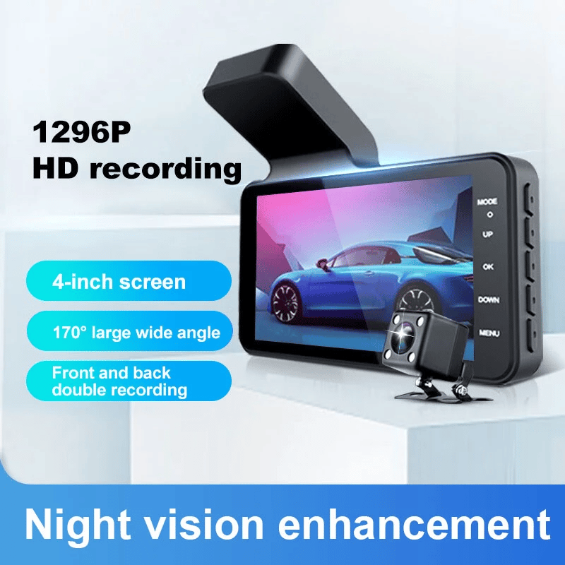 📹 Dual-Lens Dashcam mit 1080P HD & Nachtsicht – 170° Weitwinkel (Aktion: 48% sparen)
