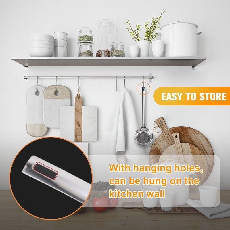 Edelstahl Öl-Schöpf- und Sieblöffel (50 % RABATT)