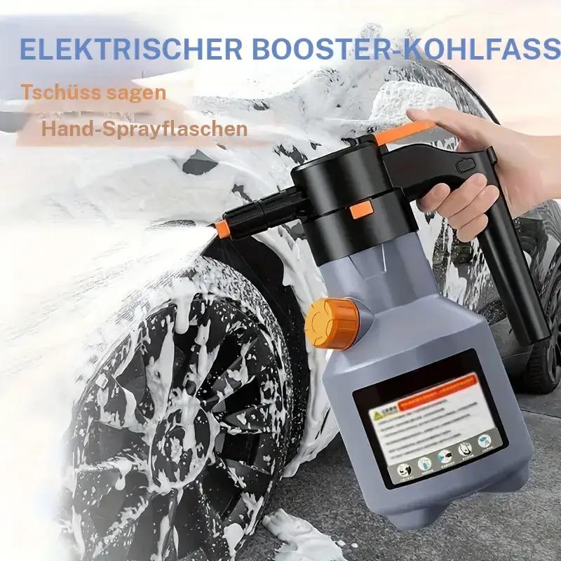 ✨🚿 Elektrische Hochdruck-Schaumpistole mit XXL-Tank & langer Akkulaufzeit – für Auto, Haushalt & Küche 🧼💪 kraftvolle Multifunktionsreinigung auf hohem Niveau！