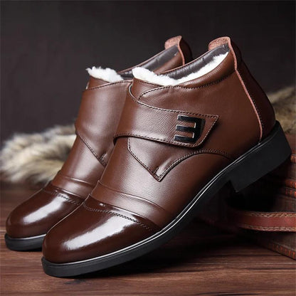❄️Winter Specials❄️ Warme Herren Kunstfell gefütterte Ankle Snow Business Stiefel