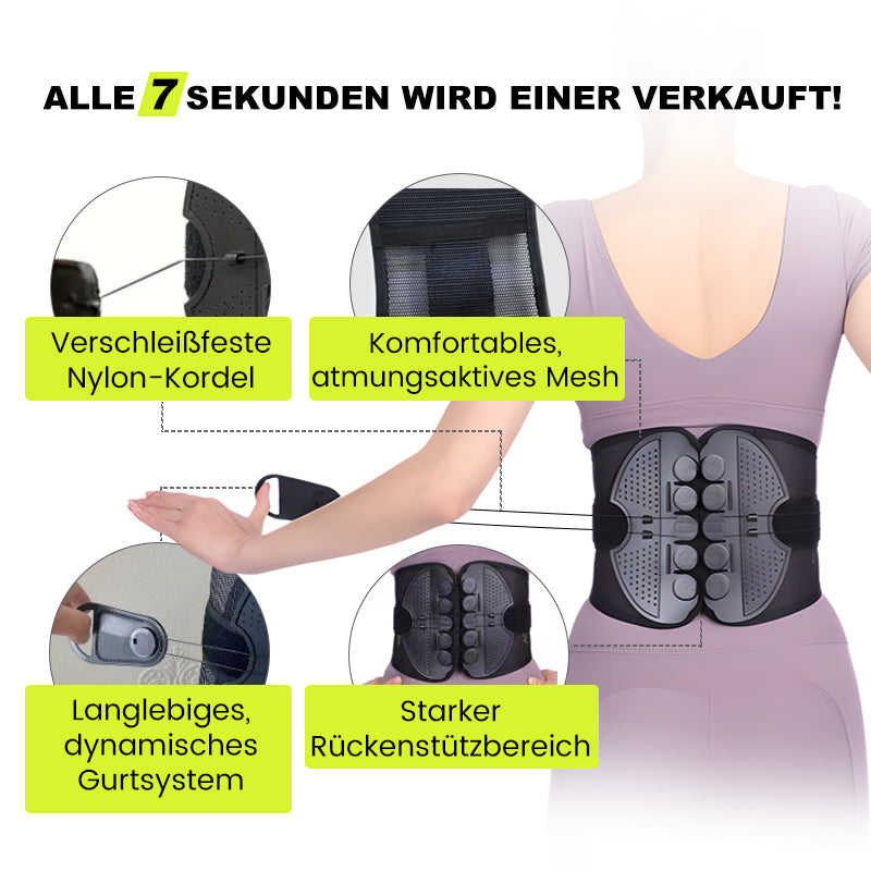 💖 50% RABATT! 🔥 Verstellbarer Lendenwirbelstützgürtel – Stütze & Entlastung ✨
