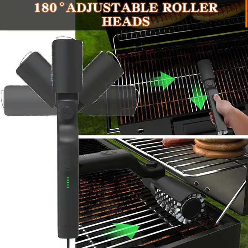💎 50% RABATT! 💎 Kabelloser Elektrischer Grillbürstenreiniger – Tiefenreinigung, Schnellwechsel-Bürste & 2600mAh Akku 🔋🍖