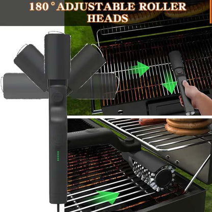 💎 50% RABATT! 💎 Kabelloser Elektrischer Grillbürstenreiniger – Tiefenreinigung, Schnellwechsel-Bürste & 2600mAh Akku 🔋🍖