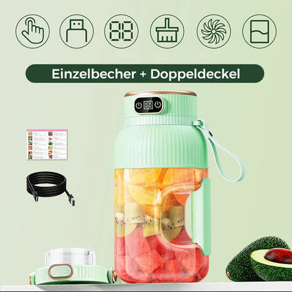 💥Heißer Verkauf ❄️Multifunctional Tragbare Saftpresse Tasse mit Digitalanzeige