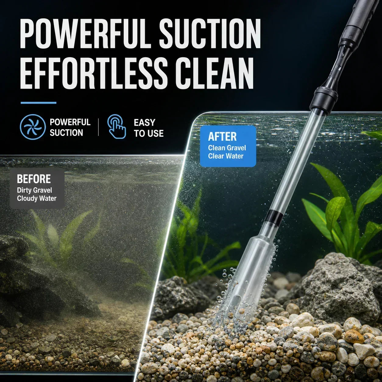 🔥 Heute -50 %! 🐠 Elektrischer Aquarienkiesreiniger