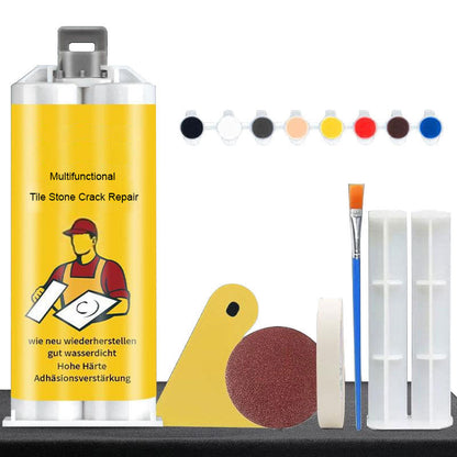 🔥Heißer Verkauf 50% Rabatt✨Multifunktionales Reparatur-Set für Risse in Fliesen und Steinen