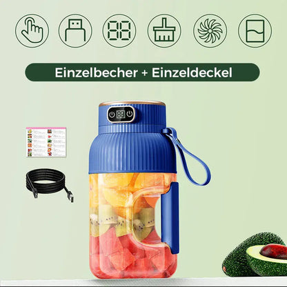 💥Heißer Verkauf ❄️Multifunctional Tragbare Saftpresse Tasse mit Digitalanzeige