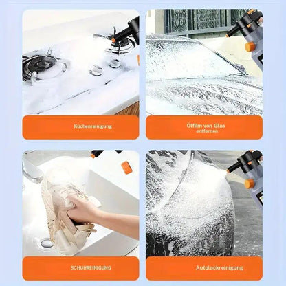 ✨🚿 Elektrische Hochdruck-Schaumpistole mit XXL-Tank & langer Akkulaufzeit – für Auto, Haushalt & Küche 🧼💪 kraftvolle Multifunktionsreinigung auf hohem Niveau！