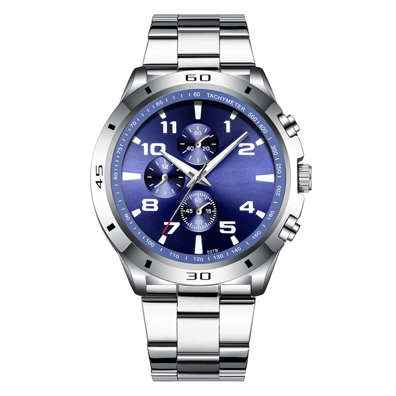 Wasserdichte Quarzuhr mit Leuchtmasse