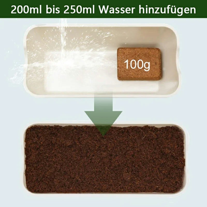 Kokoserde-Ziegel – Nährstoffreiches Pflanzsubstrat für Anzucht, Sukkulenten & Gemüse 🌱🪴
