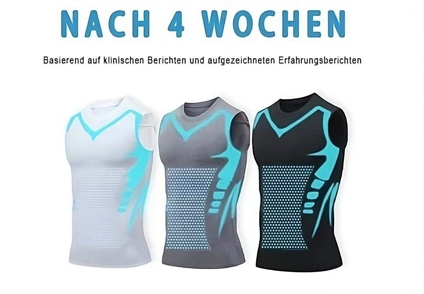 👚 50% RABATT! 🔥 Ionic Shaping ärmelloses Shirt – 2025 Neue Version – Figurformend, atmungsaktiv & perfekt für unter jedem Outfit ✨