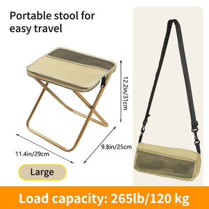 📢📢50 % Rabatt!!!✨ Ultraleichter Klapphocker – trägt bis zu 120 kg