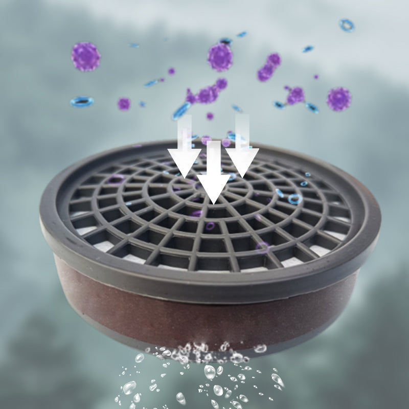 💎 50% RABATT! ⛑️ Aktivkohle-Anti-Staub-Doppeltank-Gasmaske – Doppelfilter, Gas- & Partikelschutz, inkl. Schutzbrille 🔥