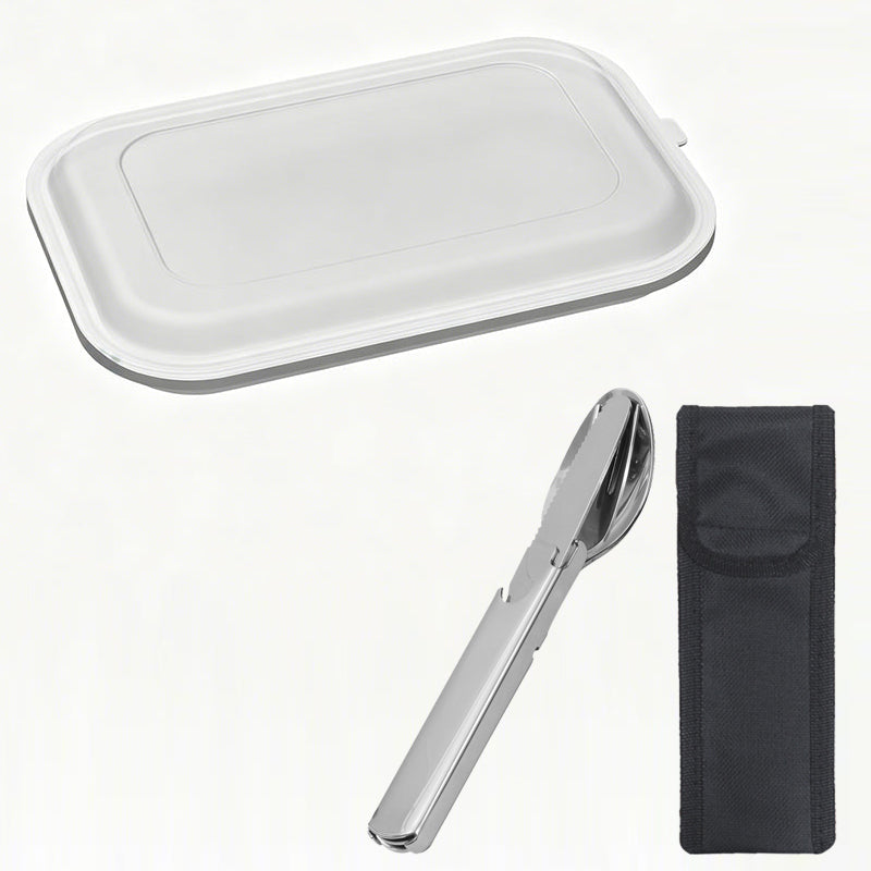 🍱✨ Tragbare Lunchbox aus lebensmittelechtem Silikon – 50% RABATT! BPA-frei, auslaufsicher, faltbar – perfekt für Arbeit, Reise & Picknick. 🔥💪